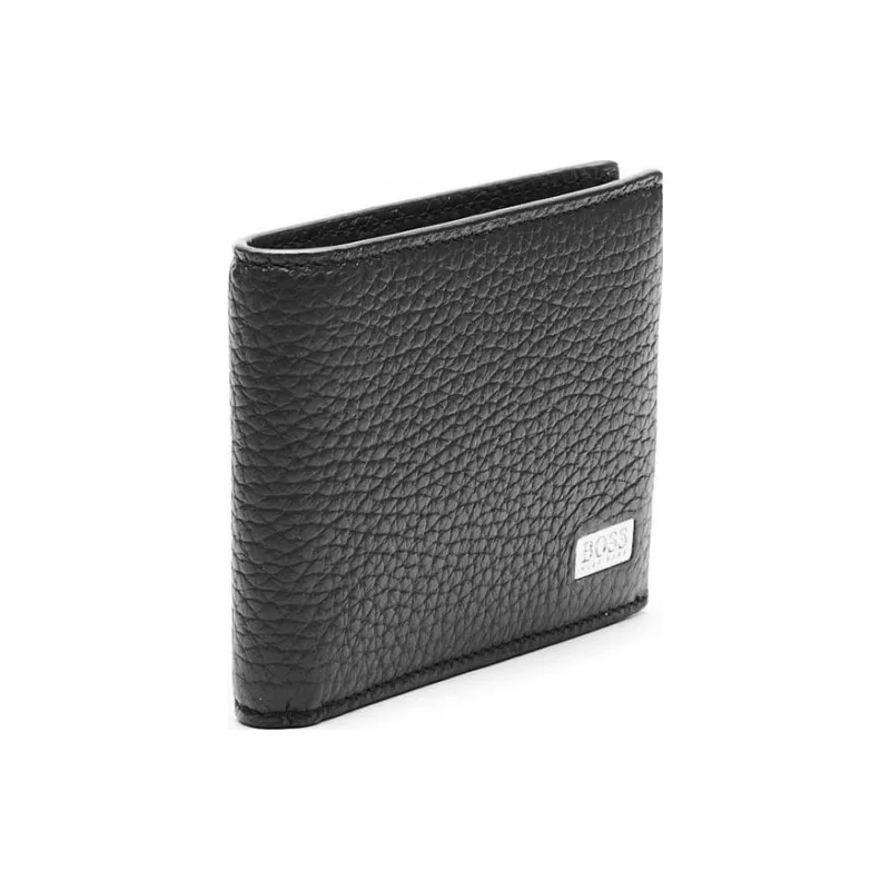 HUGO BOSS Leather Wallet Regular Unisex Black-1