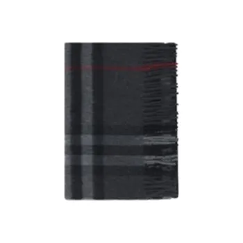 Burberry Checked Fringed Edge Scarf