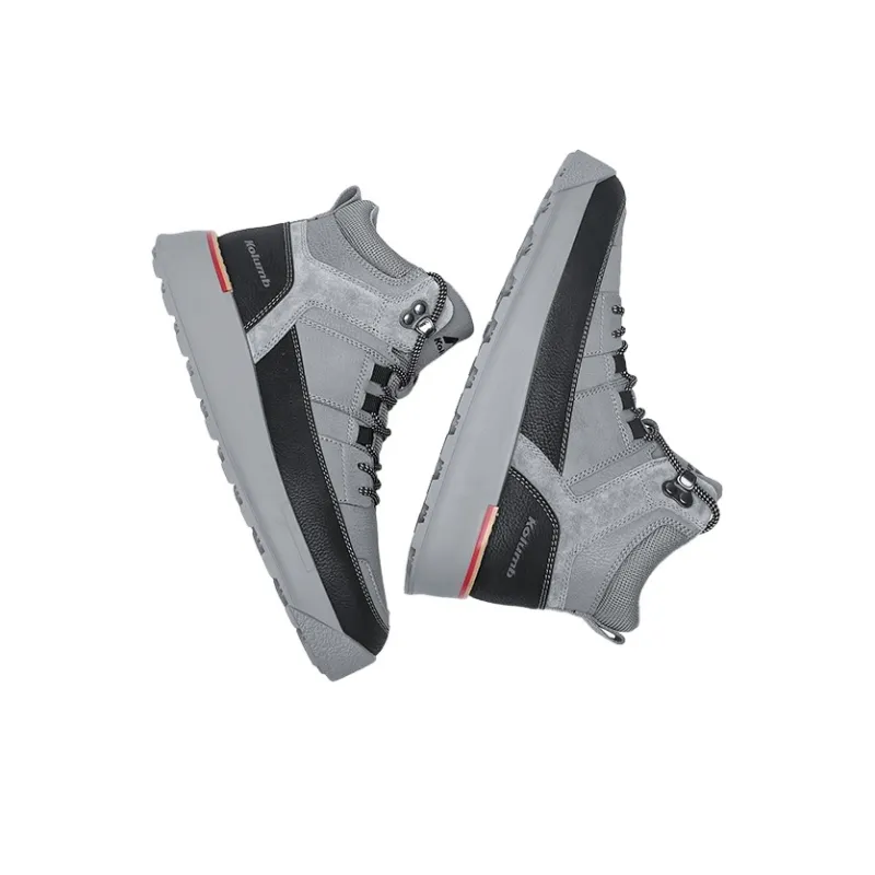 KOLUMB Anti Slip Wear Resistant Mid Top Casual Shoes Men's-5