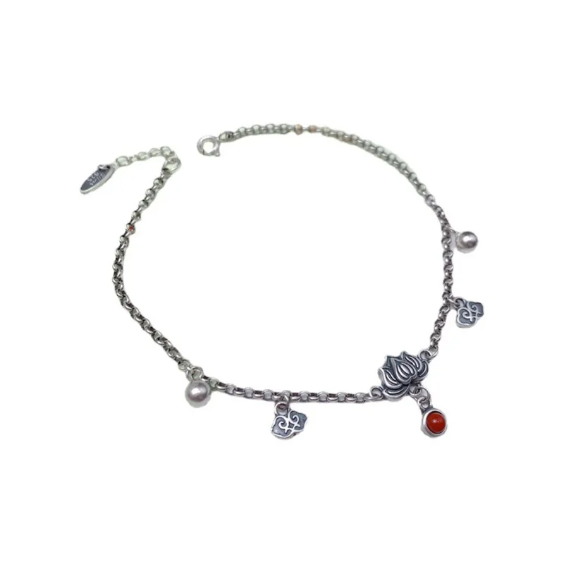 RUOK S925 Silver Anklets Women's-0