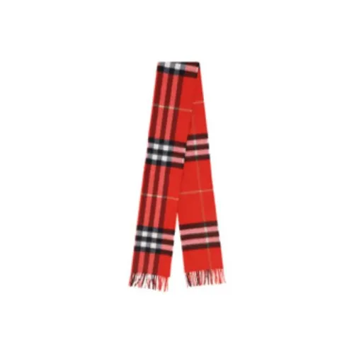 Burberry Check Printed Fringed Edge Scarf