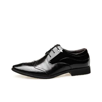 LAORENTOU Dress Shoes Men Low Top Brown/Black