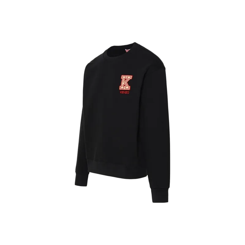 KENZO Logo Embroidered Crewneck Sweatshirt-2