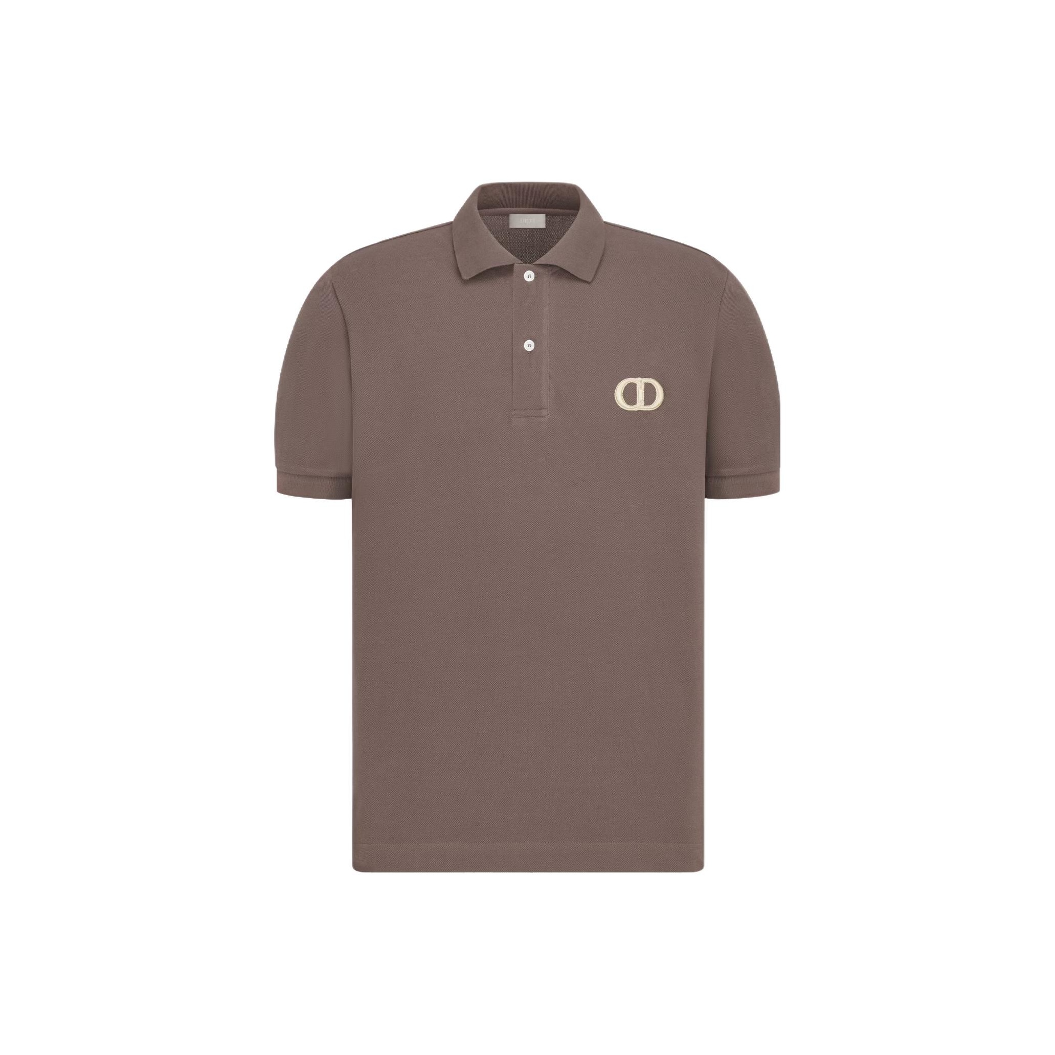 DIOR Polo Shirts Men Brown POIZON