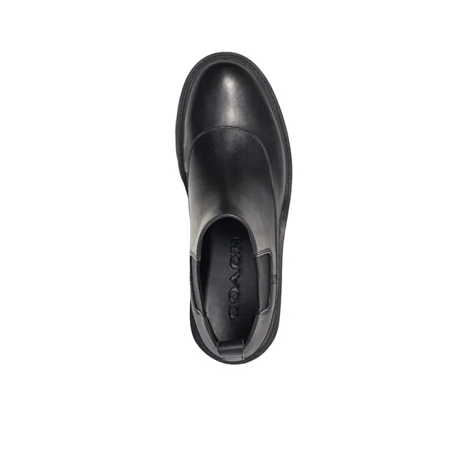 COACH CitySole Short Chelsea Boots Men's Black-3