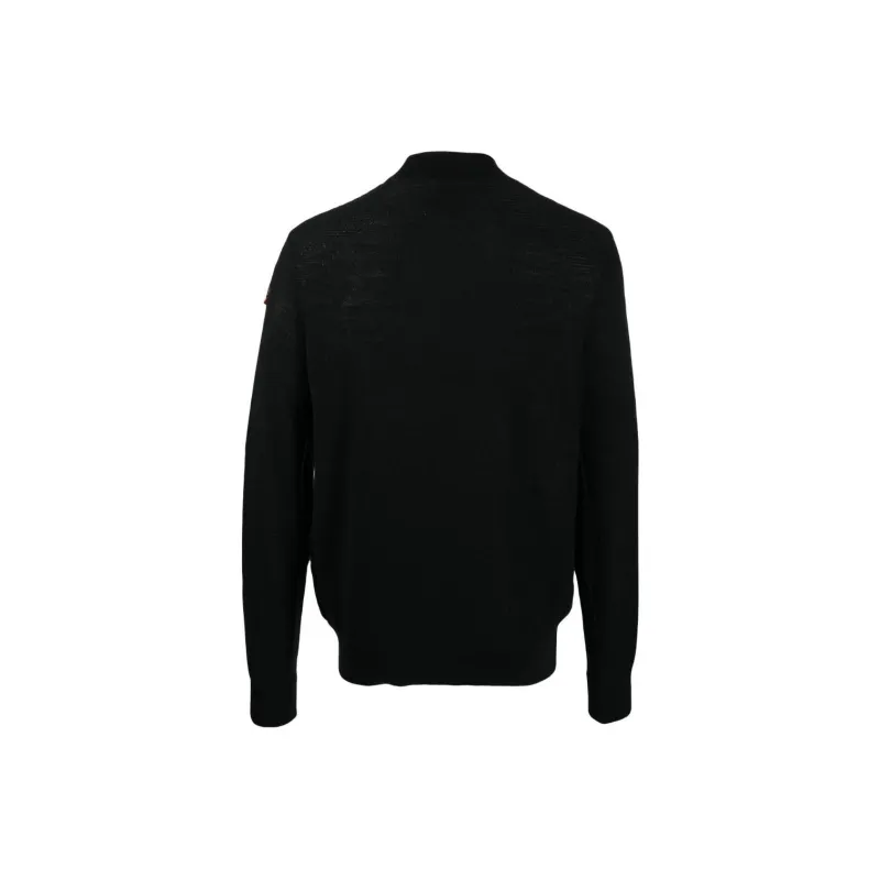 PARAJUMPERS Orval Logo-patch Merino Wool Sweatshirt-1