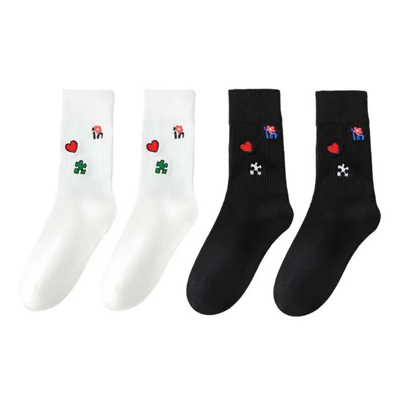 HANADASOX Unisex Mid-Calf Socks-0
