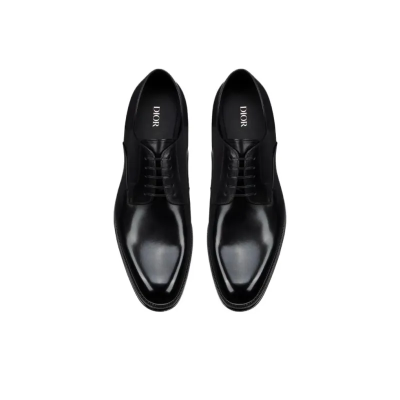DIOR Dress Shoes Men Low-Top Black-4