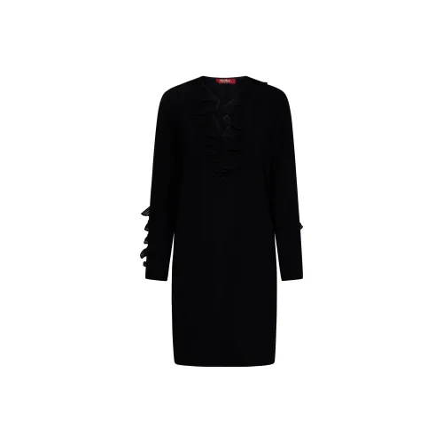 MaxMara Long-Sleeved Dresses Women's Black