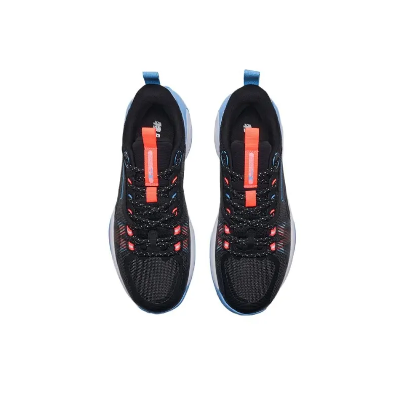 XTEP Windchase 1 V2 Cushioning Low Top Basketball Shoes Men's Black-2