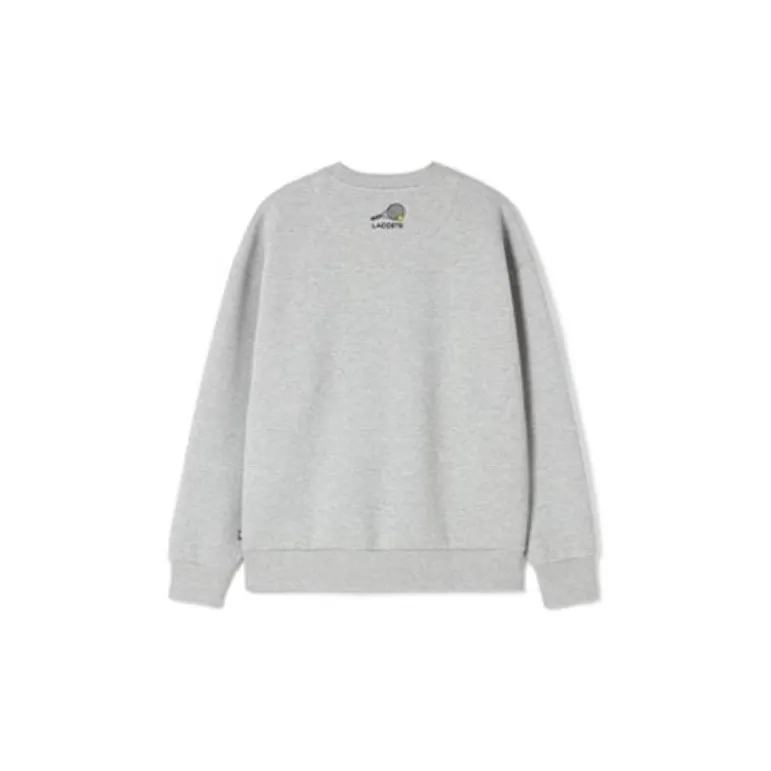 Smiley X LACOSTE Sweatshirts Men Gray 4JV-1