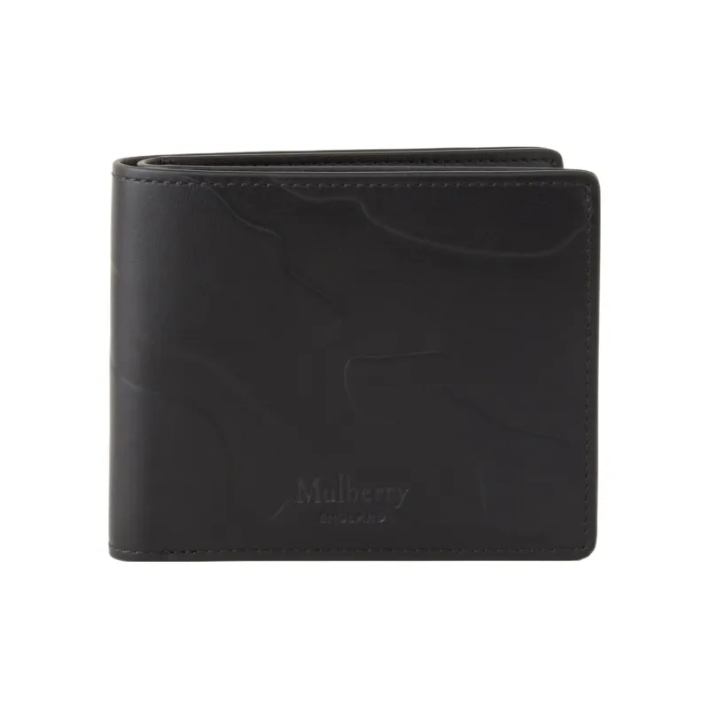 Mulberry Cow Leather Wallet Regular Men's Black-0