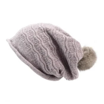 MARJAKURKI 100% Wool Beanie Greeting Card Shopping Bag Closed Toe Pile-Up Hat Autumn Song Women's