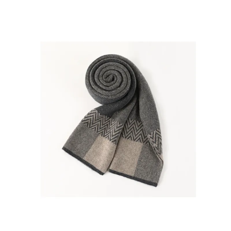 Jiu Ji Cashmere Knit Scarves Men's-1