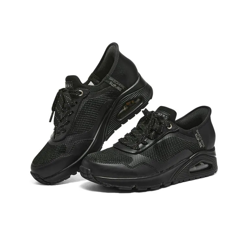 Skechers Uno Slip In Air 'Pure Black' Women's-2