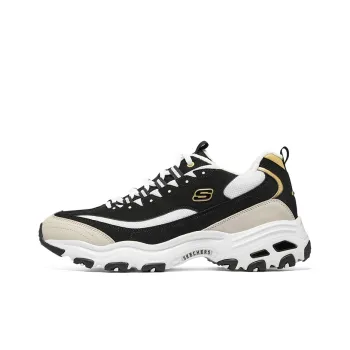 Skechers D'lites Sneakers 'Black Beige White'