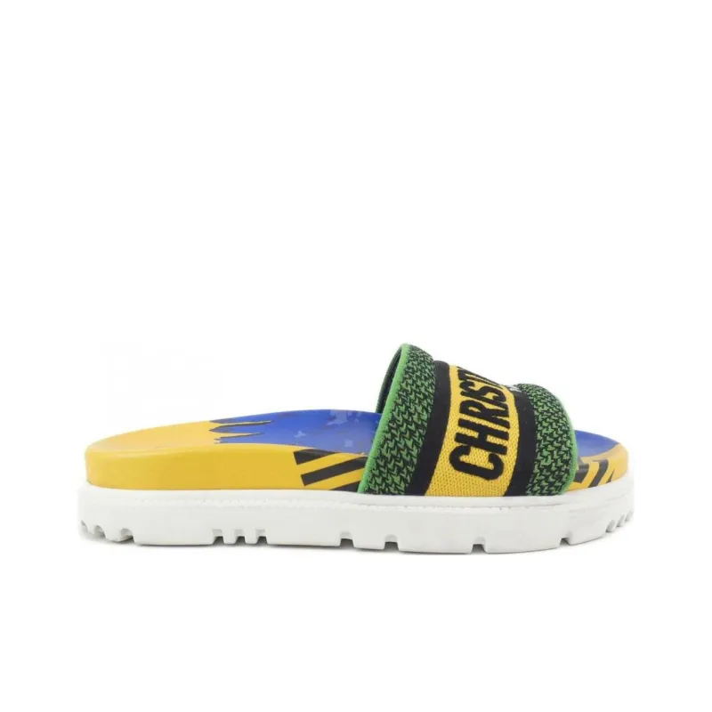 DIOR Dway EVA Slide Slippers Women's Yellow-1