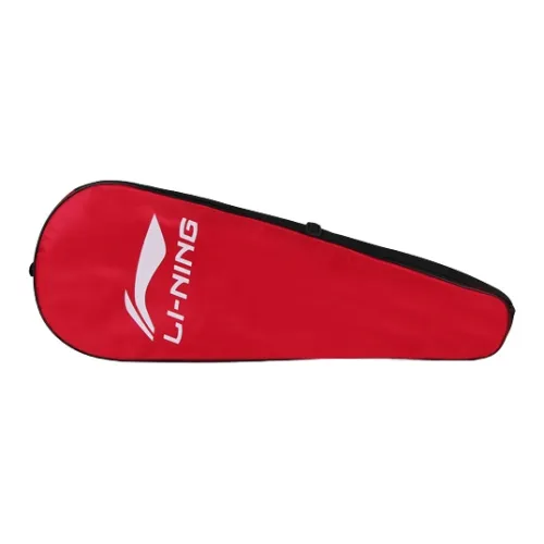LiNing Badminton Racket Bags Unisex Red Racket Cover 2 Piece Set