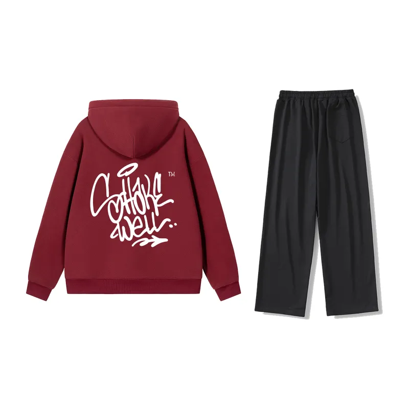LIGHTNING BEAR Sweatshirt Sets Unisex-33