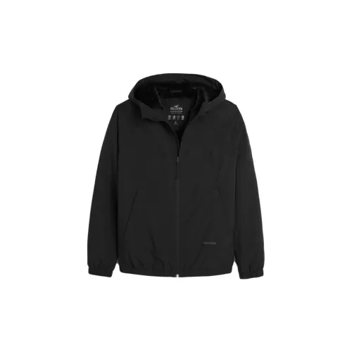 Hollister Jackets Men Black