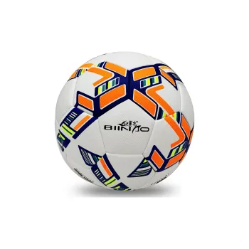 YIBUDA Size 5 Soccer PU Seamless Thermal bonding Unisex Orange White