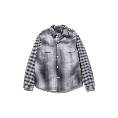 Levis Shirts Men Blue Check