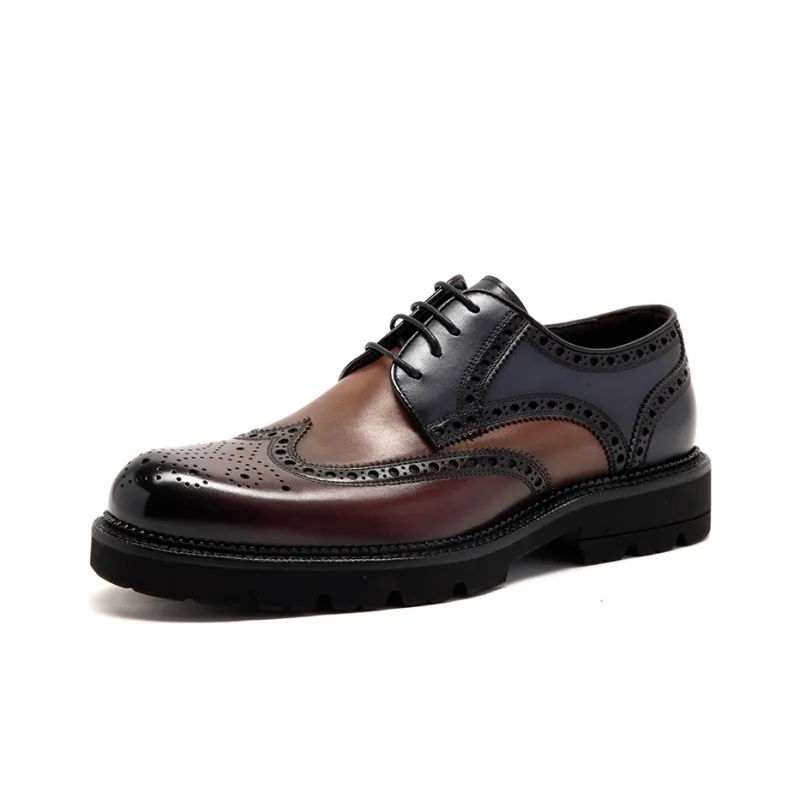 CHARRIOL Dress Shoes 4cm Men's Blue-1