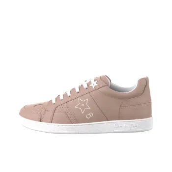 DIOR Star Low Top Stylish Skateboarding Shoes Women's Nude