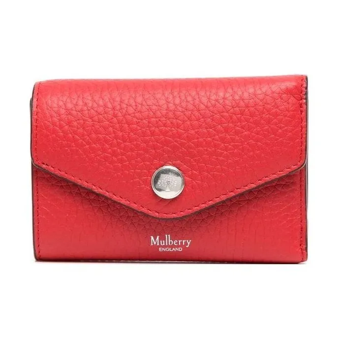 Mulberry Leather Wallet Women's Bright Red-0