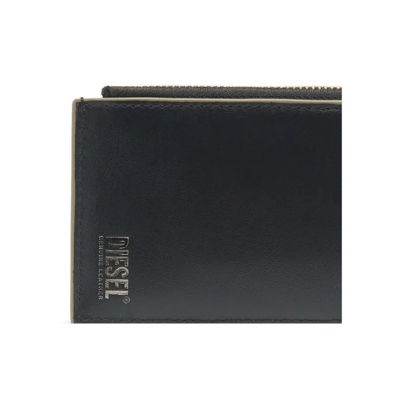 DIESEL Cow Leather Card Holder Regular Women's Metallic-3