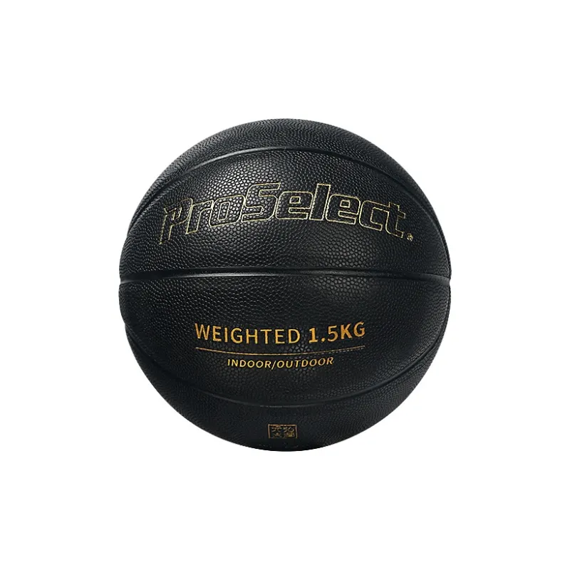 ProSelect Weighted Training Ball Collection PU Basketball Black Size 7 Training Unisex-0