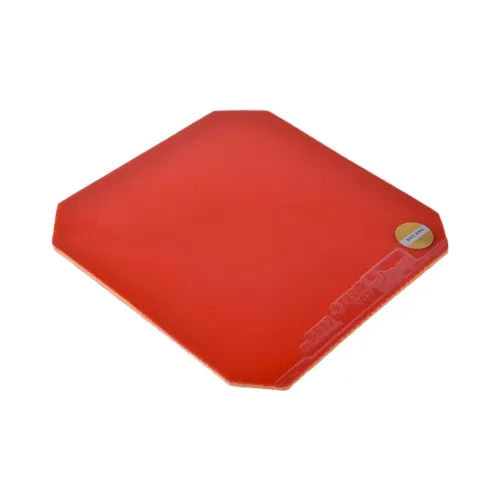 DHS 6512 Table Tennis Rubbers Inverted Rubber Quick Attack Compatibility Advanced Model, Adults Red
