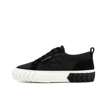 Both Abrasion Resistant Low Top Skateboard Shoes Women's Black