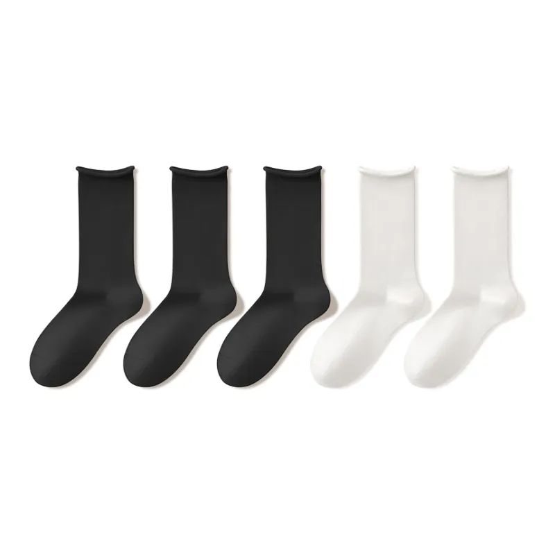 B&C.Room Mid Calf Socks Fall Winter Women's 5 Pack-13