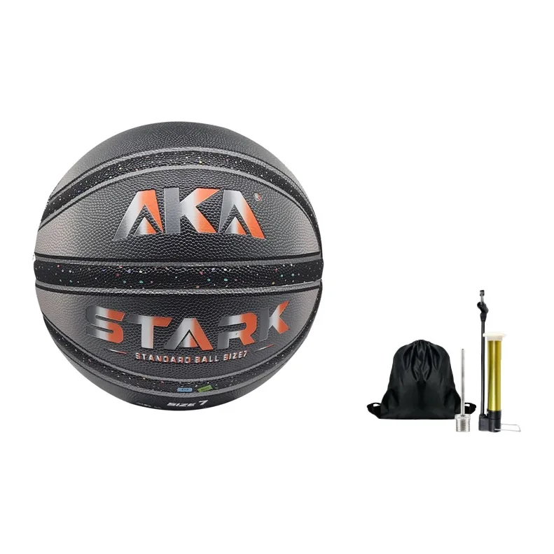 AKA PU Basketball Black Size 7 Ball Training Unisex-3
