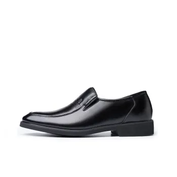 LAORENTOU Dress Shoes Men Low Top Black