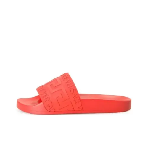 VERSACE Rubber Pool Slide Red