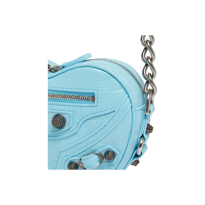 Balenciaga Mini Le Cagole Heart Crossbody Bag-5