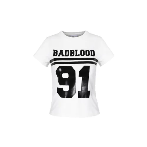 Badblood T-Shirts Women's White