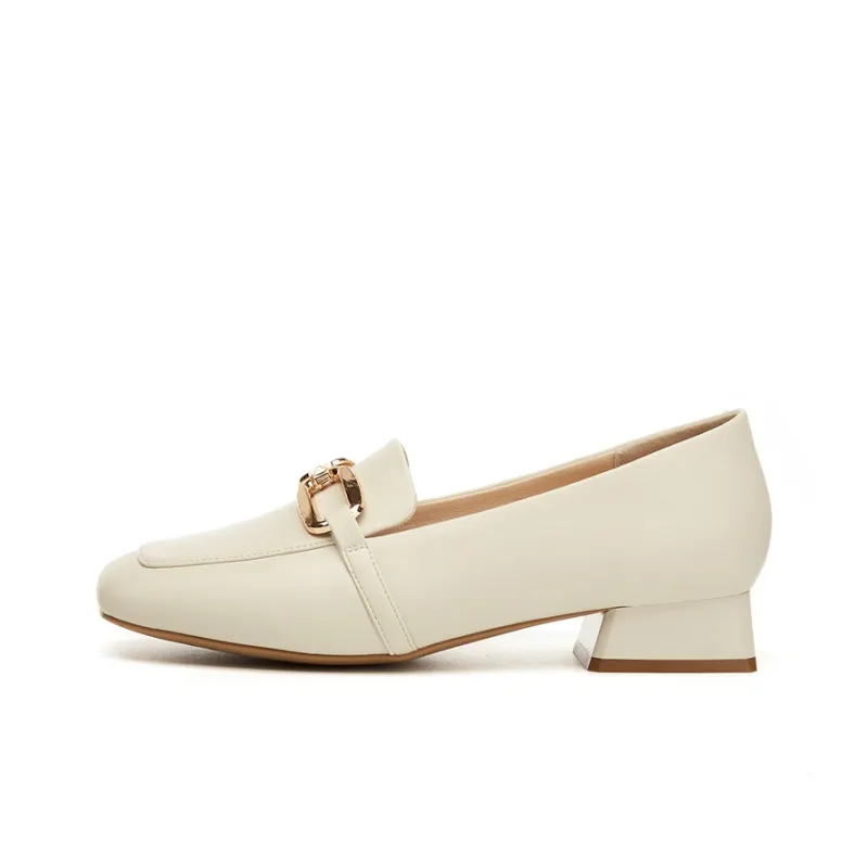 DAPHNE Loafers Women's Black/Apricot/Ecru-13