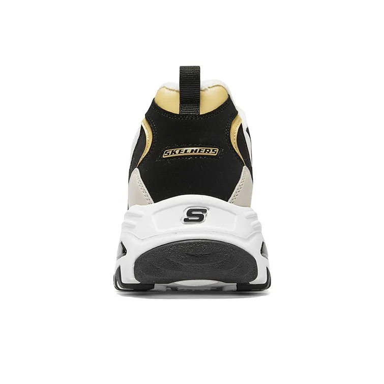 Skechers D'lites Sneakers 'Black Beige White'-4