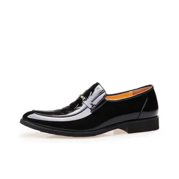 LAORENTOU Dress Shoes Men Low Top Brown