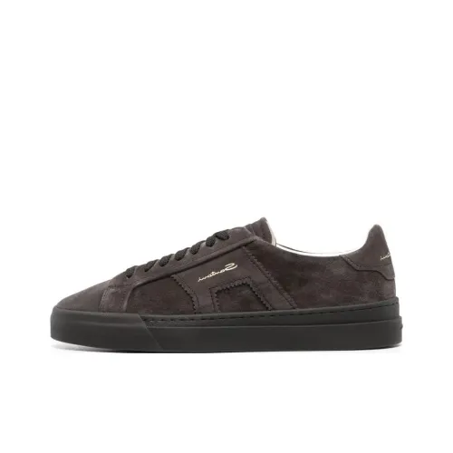 Santoni Low-top Suede Sneakers