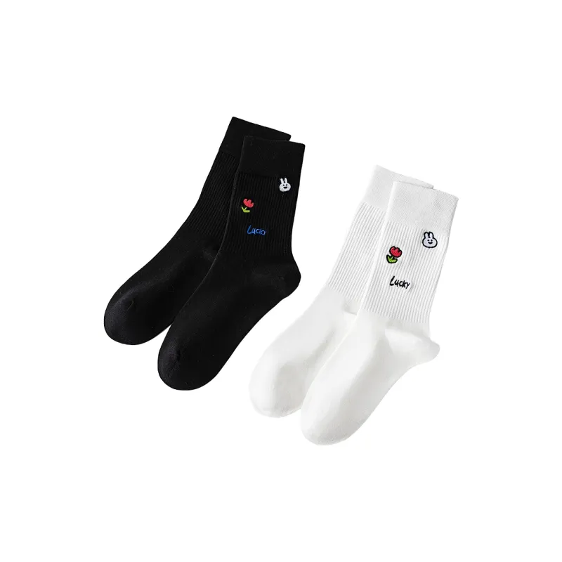 HANADASOX Unisex Mid-Calf Socks-0