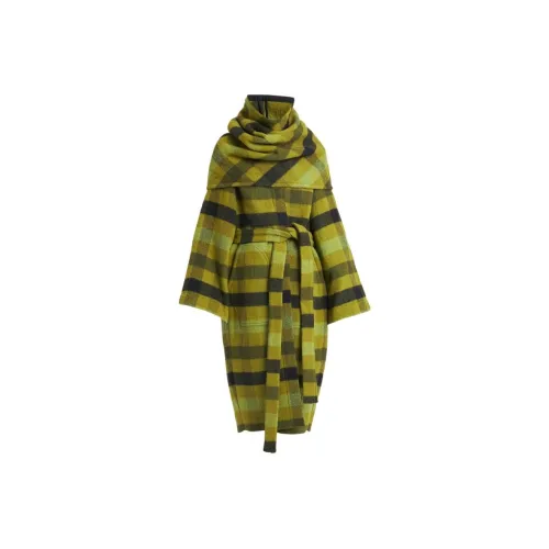 RICK OWENS Coats Women's Green