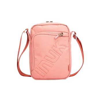 INUK Polyester Sling Bag, Fanny Pack, Shoulder Bag, Crossbody Bag Small Size Unisex Black/Blue/Pink/Milk Tea