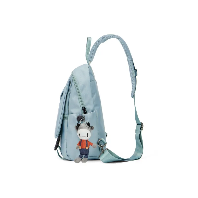 LANDCASE Fabric Messenger Bag Sling Bag Regular Unisex Multicolor-45