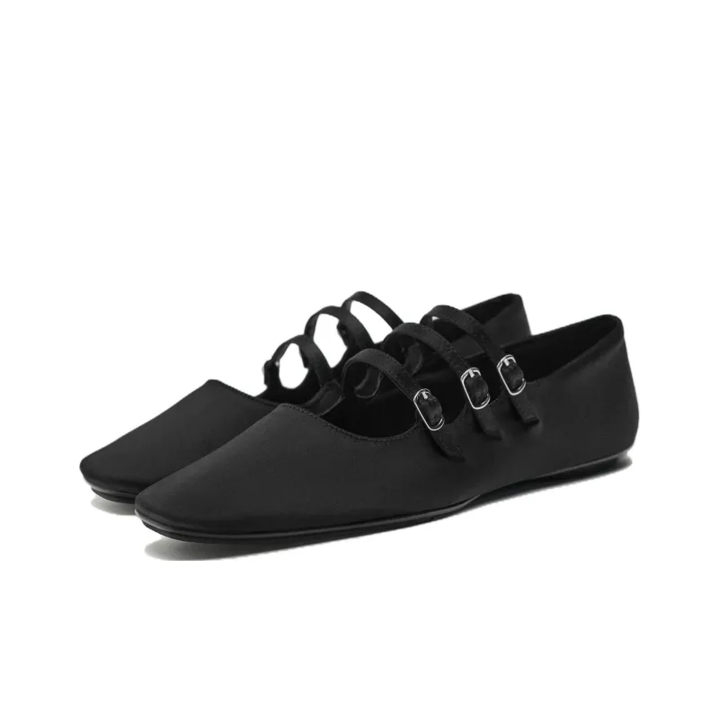ZARA Casual Wear Resistant 1cm Women's Black-1