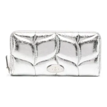 Mulberry Leather Wallet Regular Women's Silver