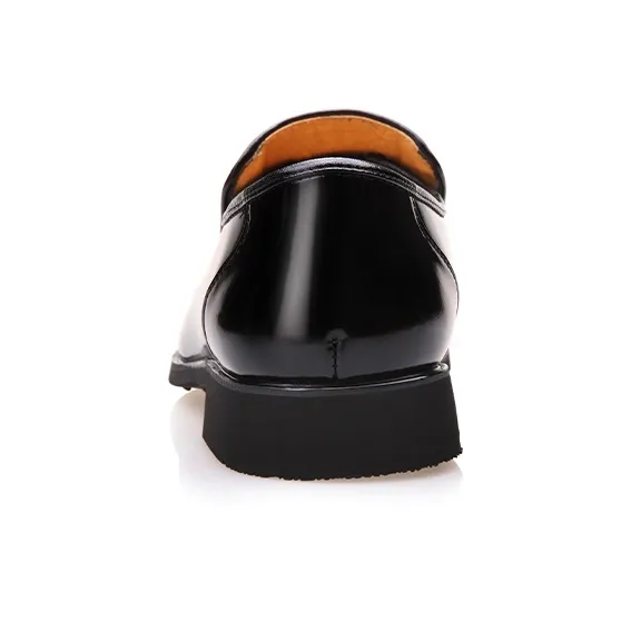 LAORENTOU Dress Shoes Men Low Top Brown-3